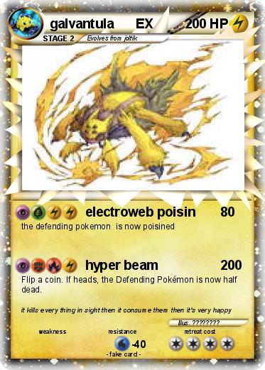 Pokemon galvantula      EX