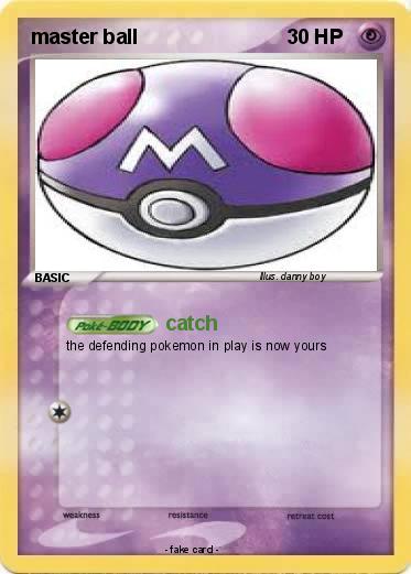 Pokemon master ball