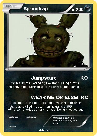 Pokemon Springtrap