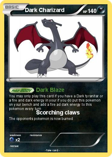 Pokemon Dark Charizard
