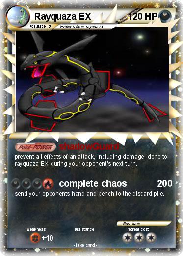 Pokemon Rayquaza EX