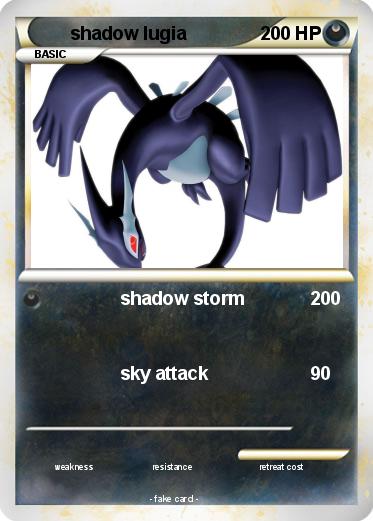 Pokemon shadow lugia