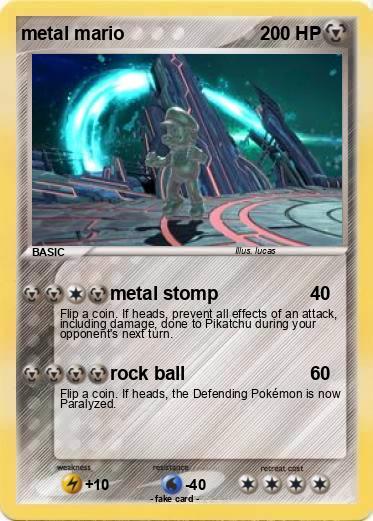 Pokemon metal mario