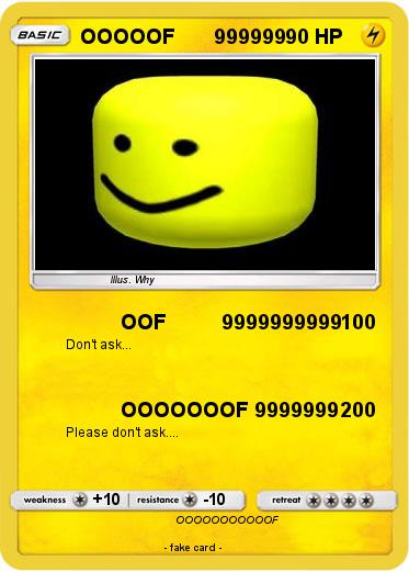 Pokemon OOOOOF       999999