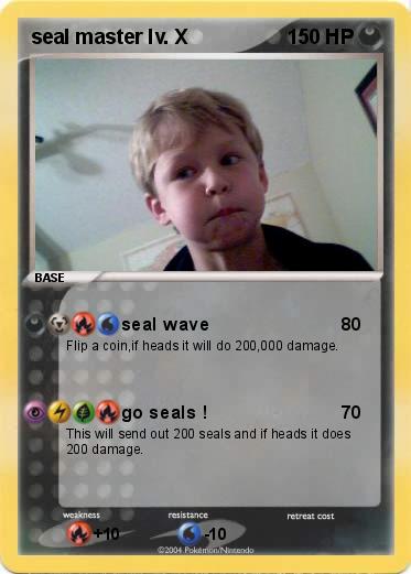 Pokemon seal master lv. X