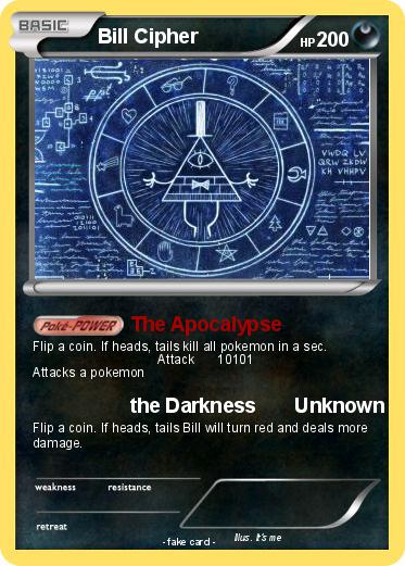 Pokemon Bill Cipher