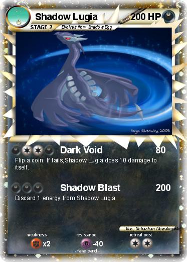 Pokemon Shadow Lugia