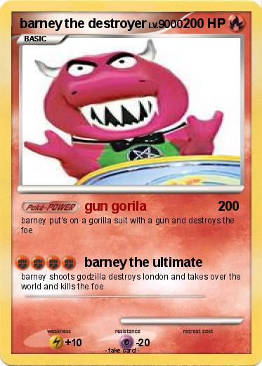 Pokemon barney the destroyer