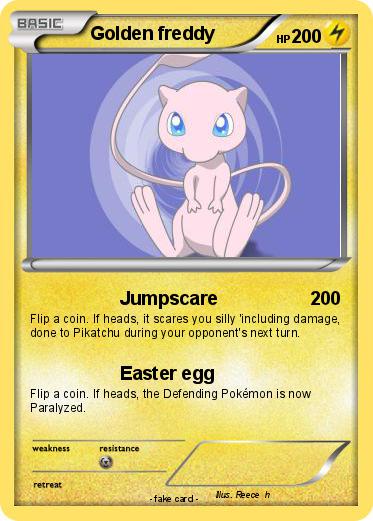 Pokemon Golden freddy