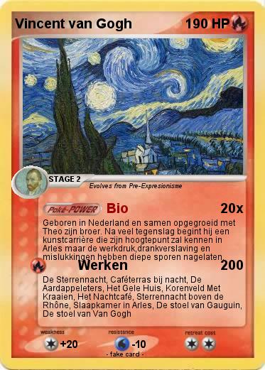Pokemon Vincent van Gogh