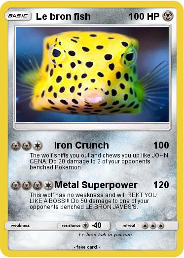 Pokemon Le bron fish