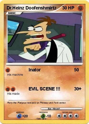 Pokemon Dr.Heinz Doofenshmirtz
