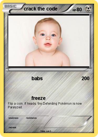 Pokemon crack the code