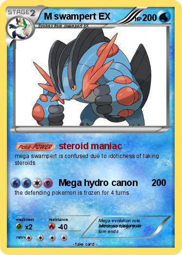 Pokemon M swampert EX