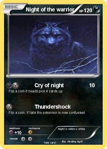 Pokemon Night of the warrior