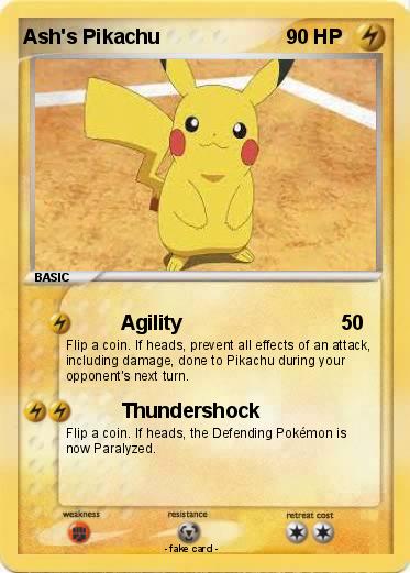 Pokemon Ash's Pikachu