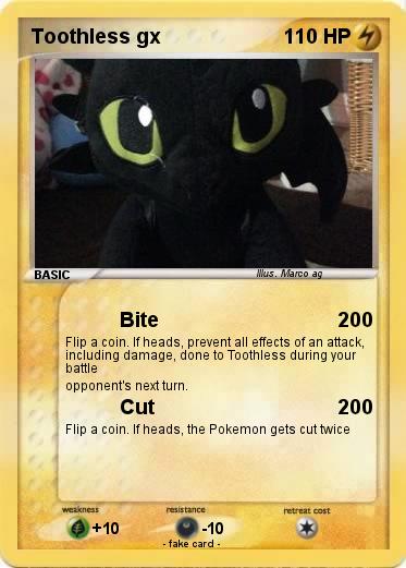 Pokemon Toothless gx