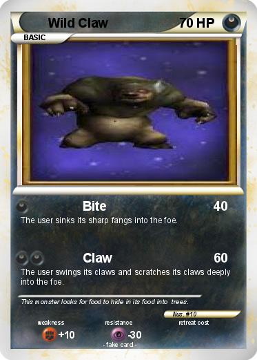 Pokemon Wild Claw
