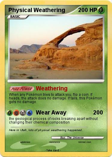 Pokemon Physical Weathering