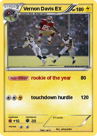 Pokemon Vernon Davis EX