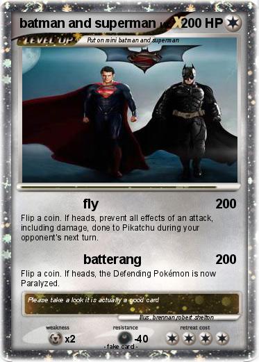 Pokemon batman and superman