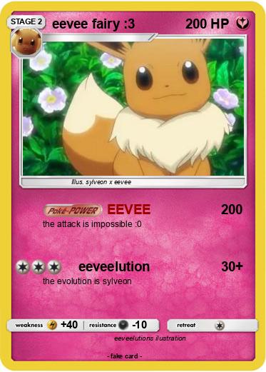 Pokemon eevee fairy :3