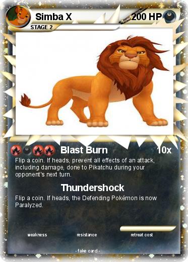 Pokemon Simba X