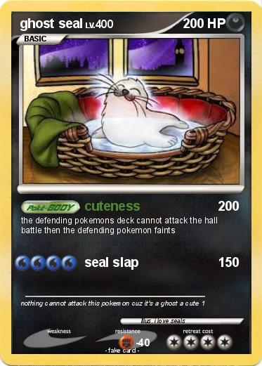 Pokemon ghost seal Pokemon ghost seal