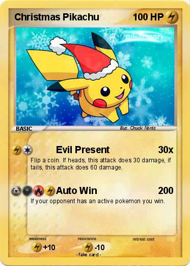 Pokemon Christmas Pikachu
