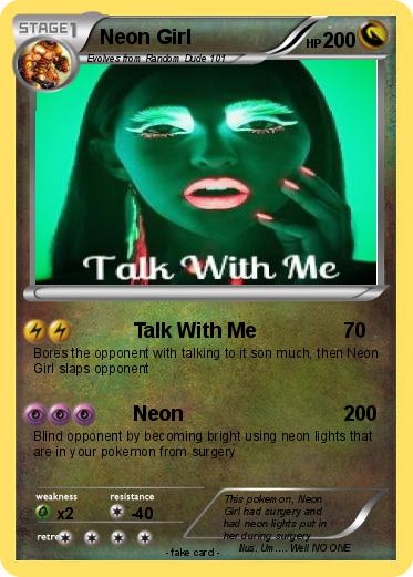 Pokemon Neon Girl