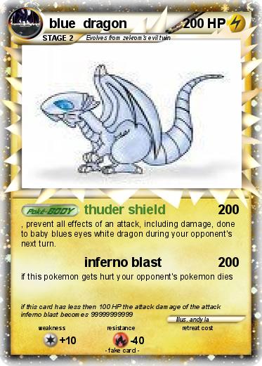 Pokemon blue  dragon