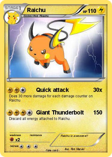 Pokemon Raichu
