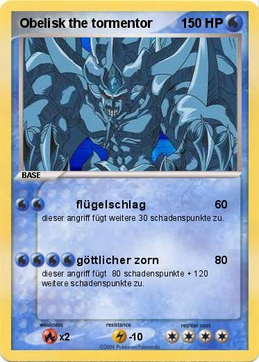 Pokemon Obelisk the tormentor