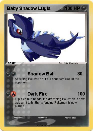 Pokemon Baby Shadow Lugia