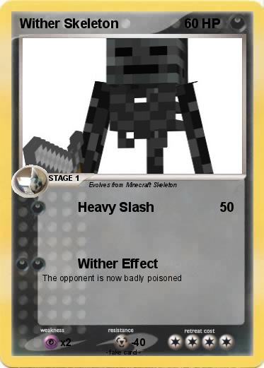 Pokemon Wither Skeleton