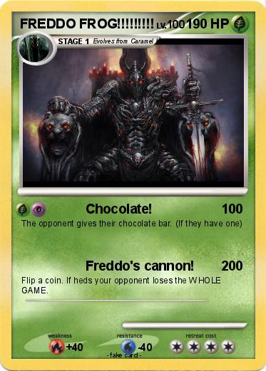 Pokemon FREDDO FROG!!!!!!!!!