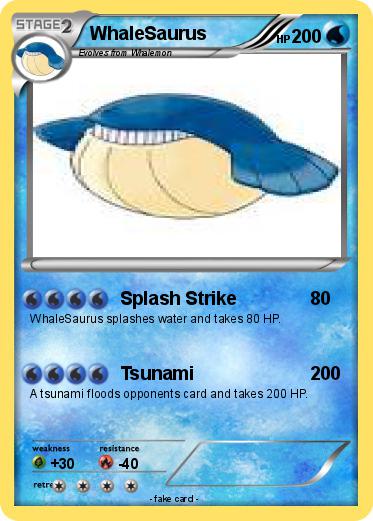 Pokemon WhaleSaurus