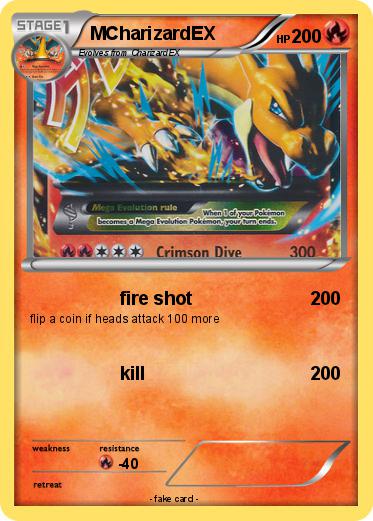 Pokemon MCharizardEX