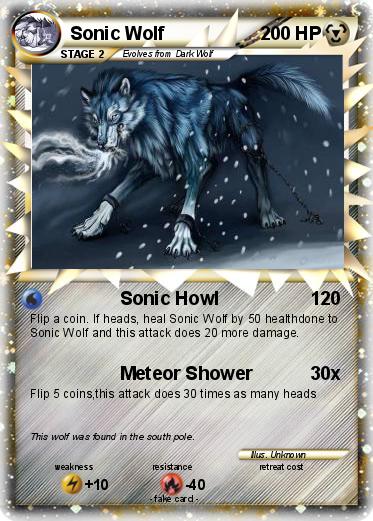 Pokemon Sonic Wolf