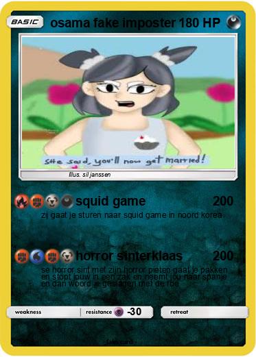 Pokemon osama fake imposter