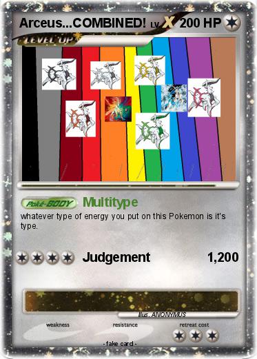 Pokemon Arceus...COMBINED!