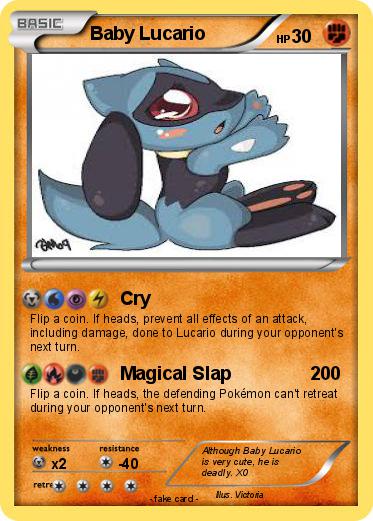 Pokemon Baby Lucario
