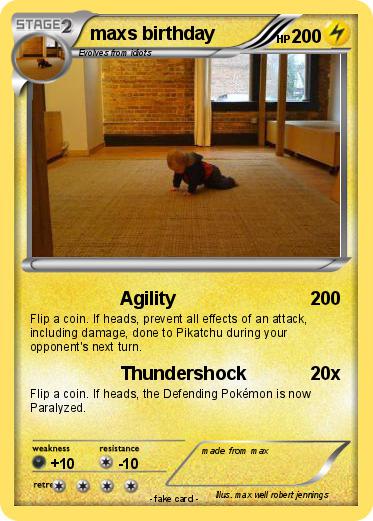 Pokemon maxs birthday