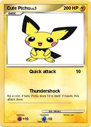 Pokemon Cute Pichu