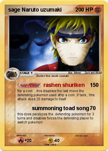 Pokemon sage Naruto uzumaki