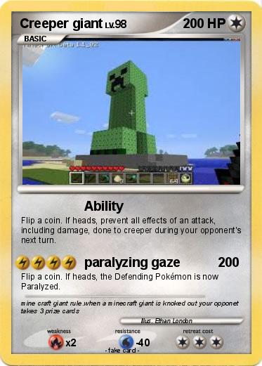 Pokemon Creeper giant