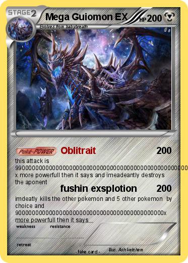 Pokemon Mega Guiomon EX
