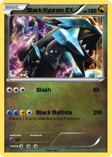 Pokemon Black Kyurem EX