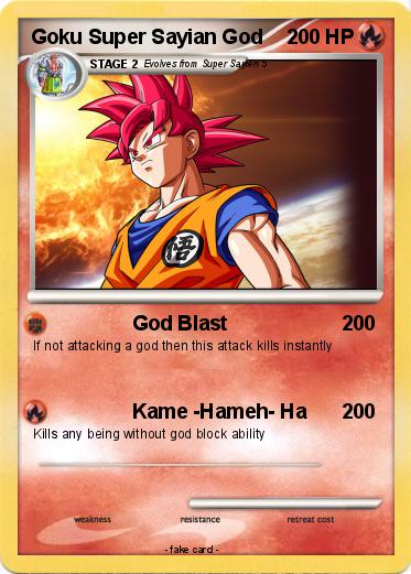 Pokemon Goku Super Sayian God