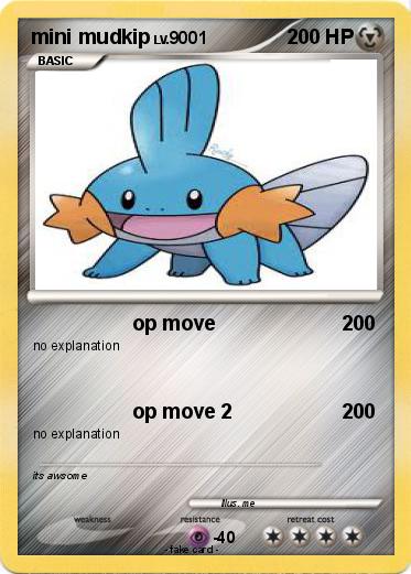 Pokemon mini mudkip
